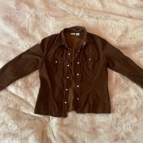 Rubbish brand button down top - Picture 1 of 3